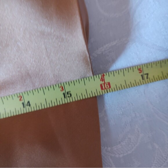 Petal & Pup Satin Cowl Neck Midi Slip Dress Rose Gold Champagne Size 6 - Picture 8 of 9